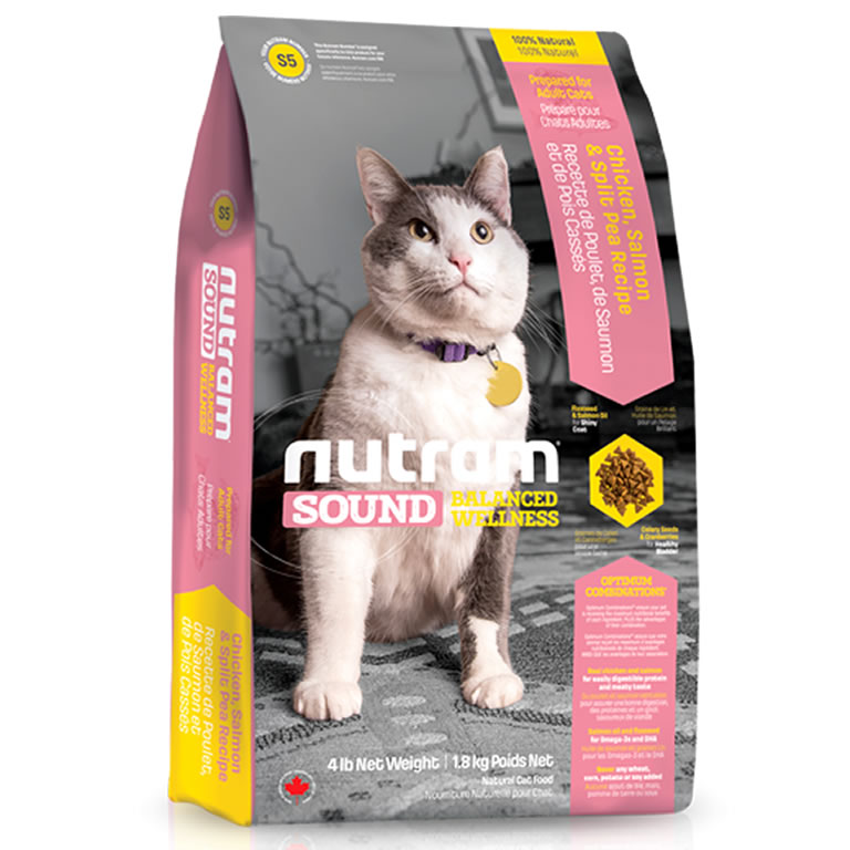 S5 Nutram Sound Adult and Senior Cat